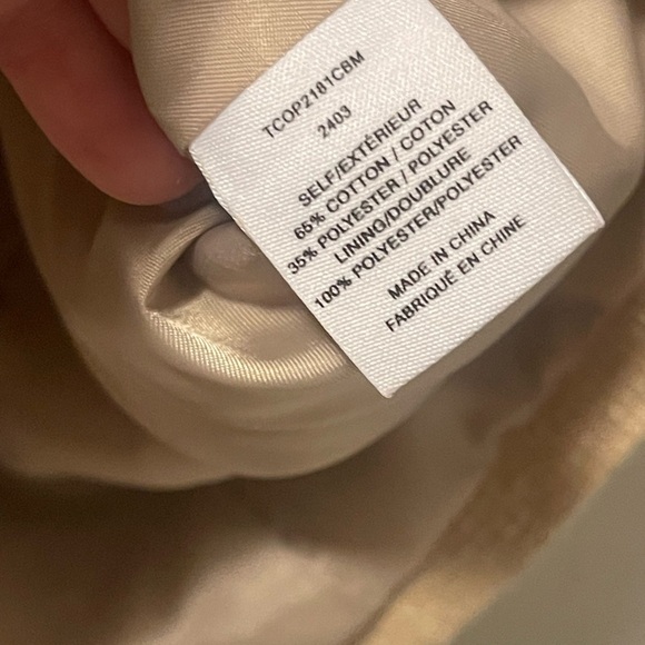 Derek Lam 10 Crosby Tweed Short Sleeve Gold Button Cotton Blend Blazer Jacket - Picture 5 of 9